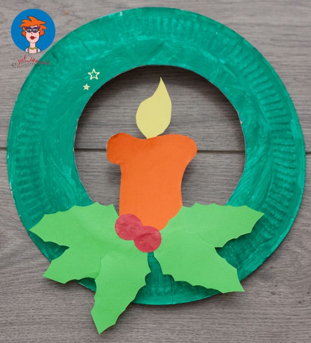 Kerstkaars – knutselen