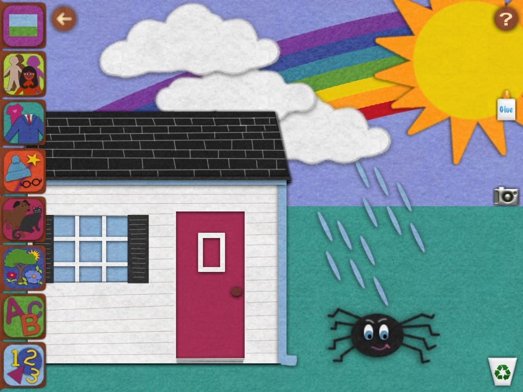 Feltboard is een app voor kinderen speciaal voor de beeldende vorming.