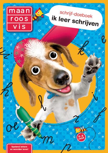 Schrijf-doeboek ik leer schrijven van maan roos vis