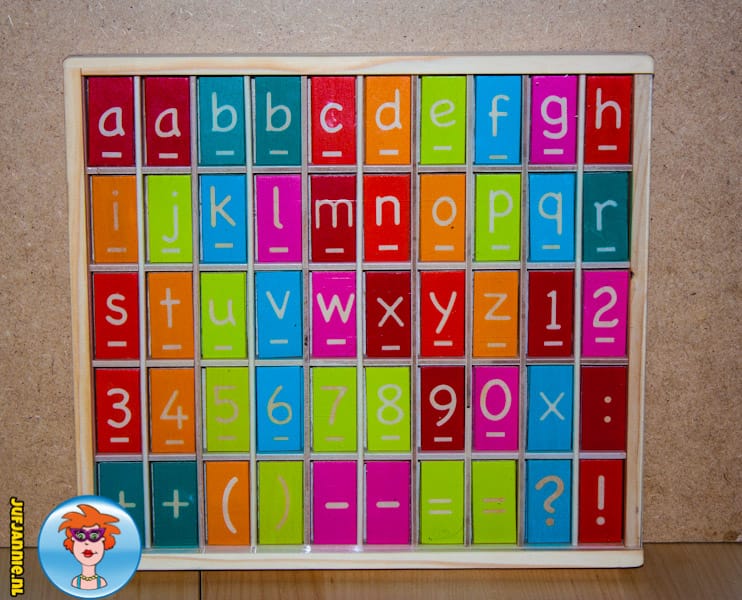 Cijfer en letterdoos