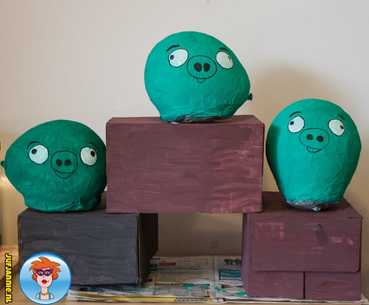 Angry birdsspel – knutselen