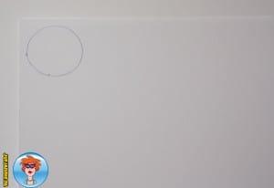 Bij van handafdruk knutselen 1