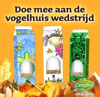 De Campina Vogelhuis knutselwedstrijd