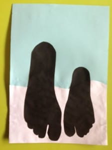 Pinguin-mama-en-kindje-van-voetafdruk-2