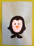 Pinguïn scheuren van papier – knutselen met kinderen