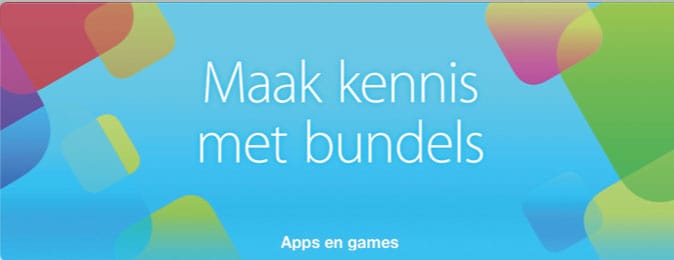 Betaal minder voor de apps in de AppStore als je ze in bundels koopt.