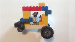 LEGO auto + monsterbestuurder maken met simpele bouwstenen