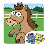 Paarden puzzel voor kinderen