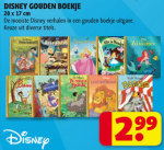 Disney verhalen in gouden boekjes bij Kruidvat voor maar 3 euro!