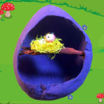 Papier-maché ei met een vogelnest knutselen voor thema Pasen of lente