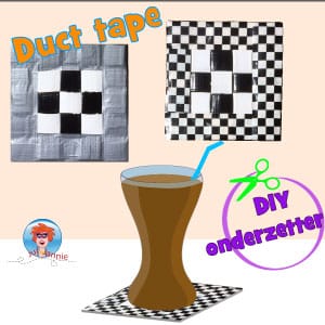 DIY duct tape: onderzetter knutselen voor Vaderdag