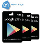 Google Play Gift Cards te koop bij Albert Heijn