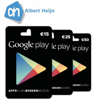 Play Gift Cards te koop bij Albert Heijn