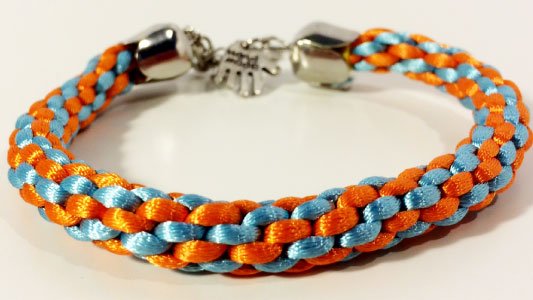 DIY Kumihimo armbandje vlechten