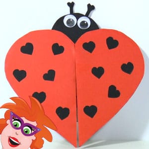 Lieveheersbeest knutselen voor Valentijnsdag