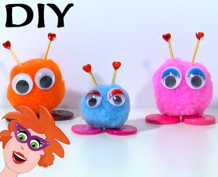 Valentijnswuppies knutselen voor Valentijnsdag