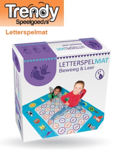 Letterspelmat – Leer spelenderwijs letters en woordjes