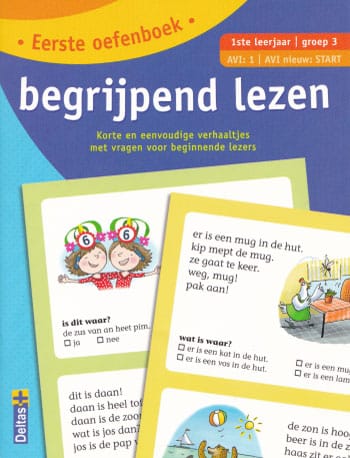 Eerste oefenboek begrijpend lezen AVI 1 – AVI nieuw START