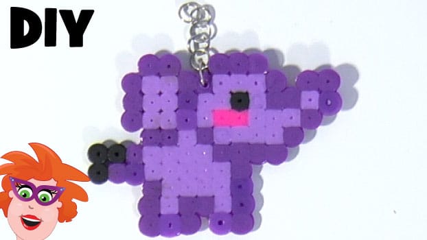 Olifantje knutselen van strijkkralen