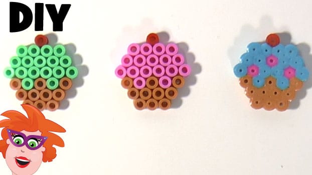 Strijkkralen mini cupcakejes