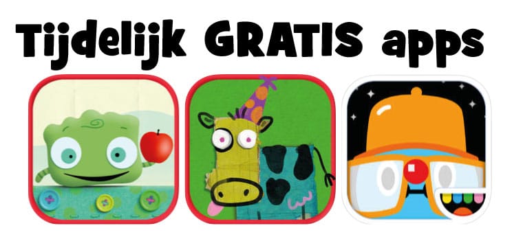 Gratis apps voor kinderen!