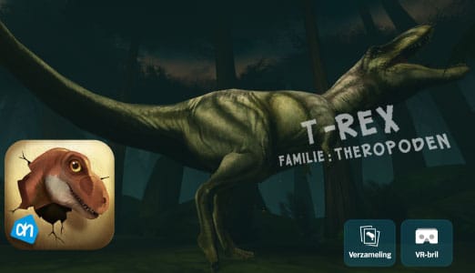 AH dino stickers spaaractie met Freek Vonk (Albert Heijn) – Bekijk ze met een VR bril