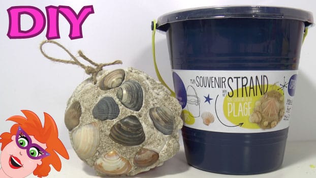 Maak je eigen souvenir op het strand