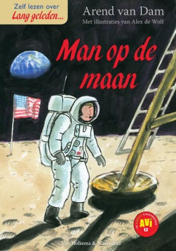 Man op de maan – Zelf lezen over “Lang geleden”