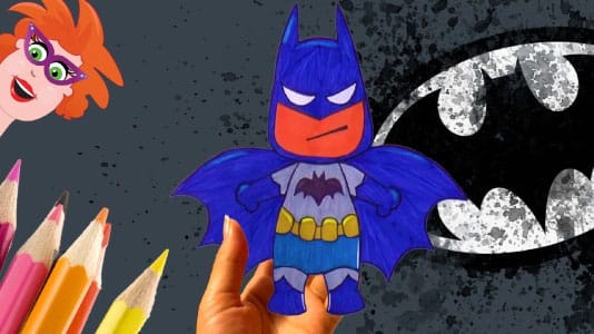 Batman stap voor stap leren tekenen – Hoe teken je Batman?