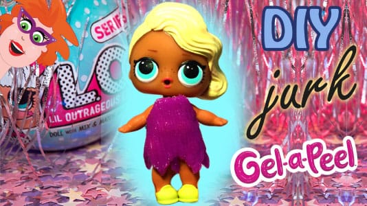 L.O.L. surprise poppenjurkjes maken met Gel-a-Peel
