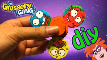 DIY Grossery gang fidget spinner maken