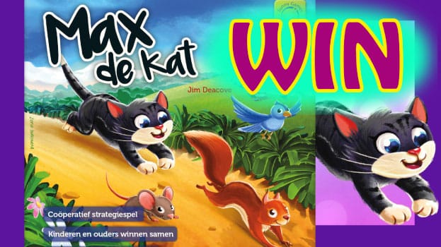 Max de kat – WINACTIE – Leuk bordspel voor kinderen om samen te winnen!