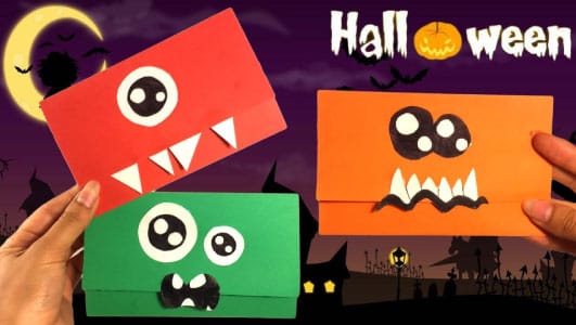 Monster enveloppen knutselen