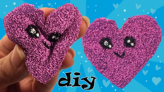 DIY squishies van spons en latex verf