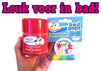 Leuke badproducten van Risso – Badpopz, kleurstoffen en kleurcapsules