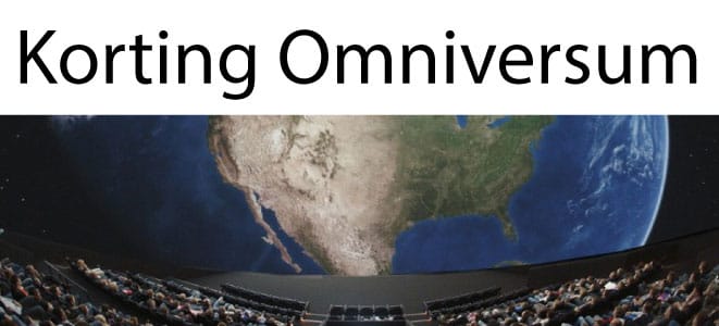 Met korting naar Omniversum op 15 en 16 maart 2019