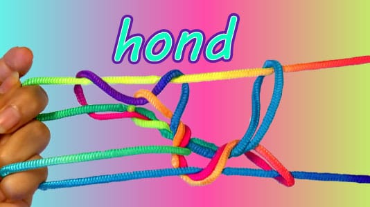 Ztringz trucjes met touwtje: hond