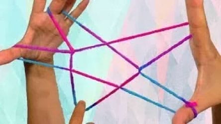 Ztringz touwfiguren: ster