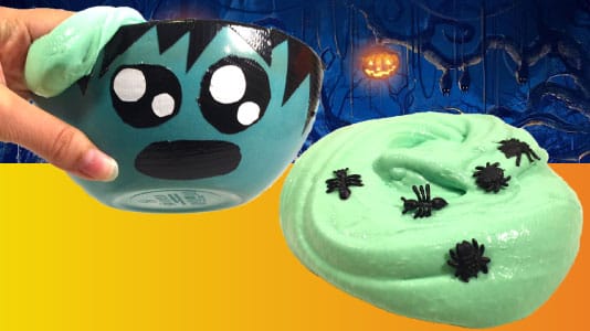 Horrorslijm – spel voor Halloween