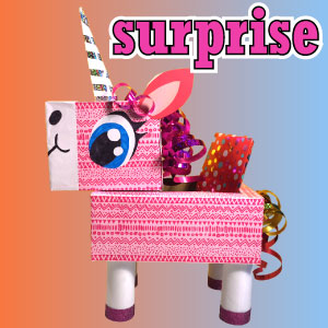 element plug nachtmerrie DIY unicorn surprise maken (eenhoorn surprise maken) - Juf Jannie leren met  kinderen