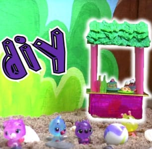 Strandhuisje knutselen