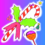 Kerstsnoep “candy cane” leren tekenen