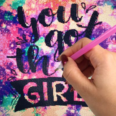 Grote diamond painting te koop bij Bol.com van HobbyCave