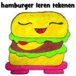 Leer een schattige hamburger tekenen
