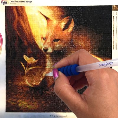 Diamond painting 50×50 Vos te koop bij HobbyPainter