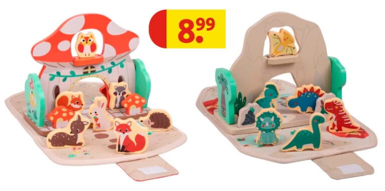 Leuke houten speelsets bij Kruidvat