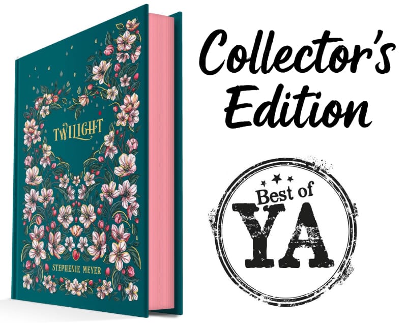 Twilight Collector’s Edition boek met Best of YA en Collector’s Edition logo’s