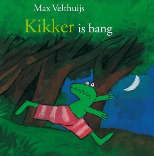 Boekcover Kikker is bang van Max Velthuijs, prentenboek